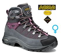 Outdoorix - Asolo Finder GV ML grey / gunmetal / grapeade dámská treková bota