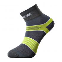 Progress Cycling cyklistické ponožky šedá/zelená | 39-42